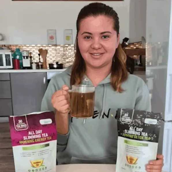 all day slimming tea customer review third person